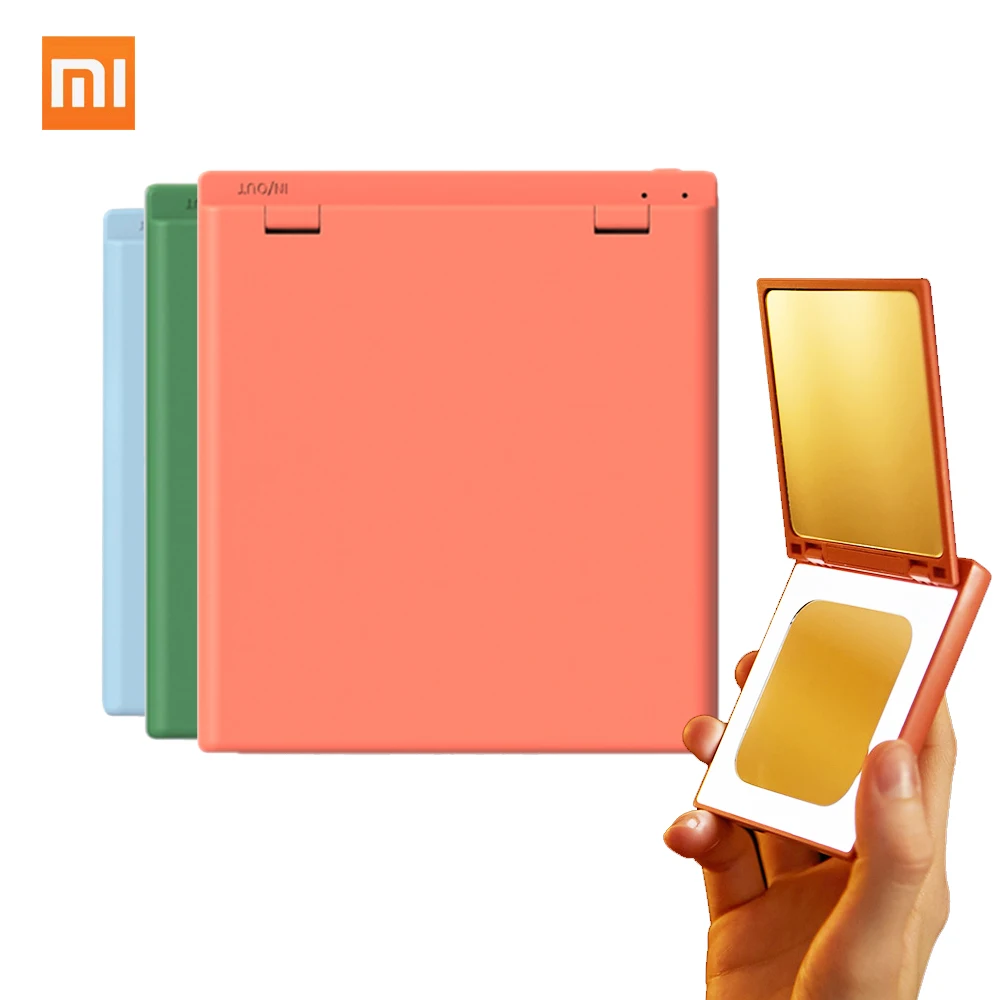 XIAOMi VH Makeup Mirror Mini Pocket Portable Small Makeup Dual External Mirror With Charging Mobile Power LED Mirrors Power Bank
XIAOMi VH Makeup Mirror Mini Pocket Portable Small Makeup Dual External Mirror With Charging Mobile Power LED Mirrors Power Bank