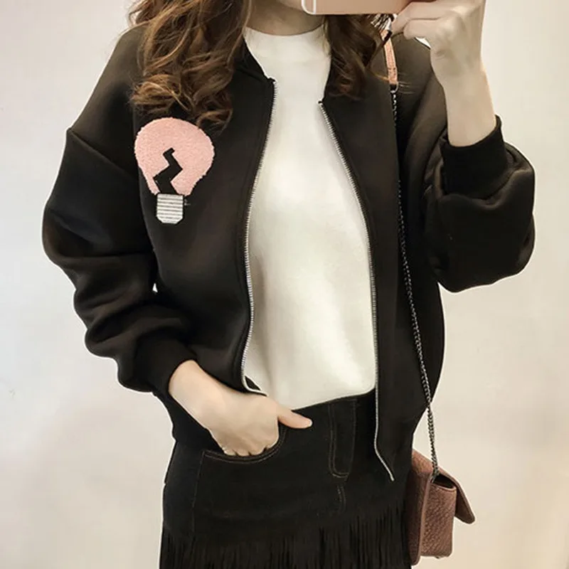 New Spring Autumn Women Thin Jackets Fashion Basic Bomber Jacket Long Sleeve Coat Casual Stand Collar Thin Slim Outerwear X4
New Spring Autumn Women Thin Jackets Fashion Basic Bomber Jacket Long Sleeve Coat Casual Stand Collar Thin Slim Outerwear X4