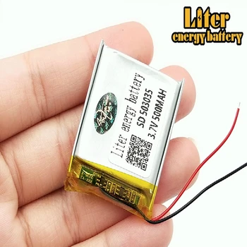 1/2/4Pcs Supply Polymer Lithium Battery 503035 3.7V 500mah Lithium Li-Po Rechargeable Batteries With PCB Board Protective
1/2/4Pcs Supply Polymer Lithium Battery 503035 3.7V 500mah Lithium Li-Po Rechargeable Batteries With PCB Board Protective