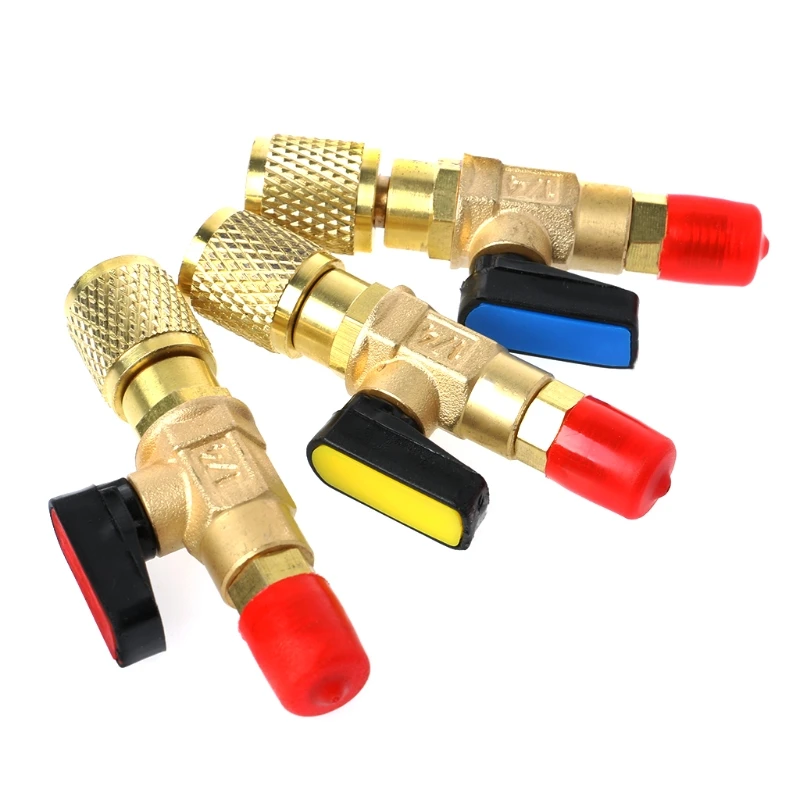 1pc 1/4" Male to 1/4" Female SAE Straight Ball Valve AC Charging For R22 Refrigerant LS'D Tool
1pc 1/4" Male to 1/4" Female SAE Straight Ball Valve AC Charging For R22 Refrigerant LS'D Tool