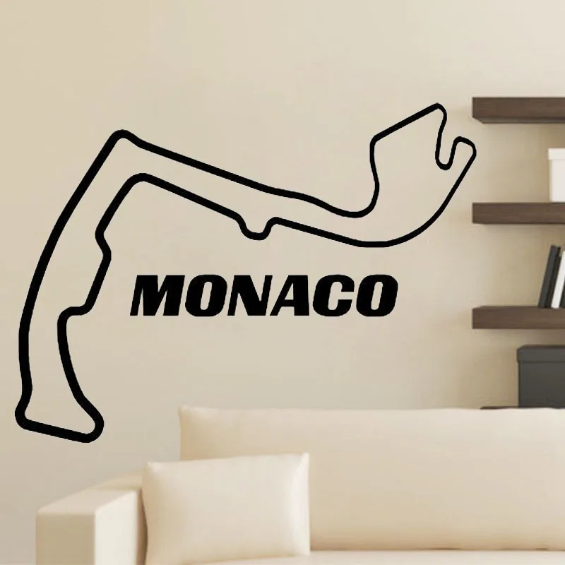 Monaco Race Track F1 Circuit Wall Sticker Home Decor Living Room Bedroom Boys Room Art Murals Wall Decals
Monaco Race Track F1 Circuit Wall Sticker Home Decor Living Room Bedroom Boys Room Art Murals Wall Decals