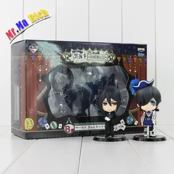 Cute Q Version 2pcs/lot 10cm Kuroshitsuji Ciel Sebastian Michaelis Pvc Action Figures Model Toys
Cute Q Version 2pcs/lot 10cm Kuroshitsuji Ciel Sebastian Michaelis Pvc Action Figures Model Toys