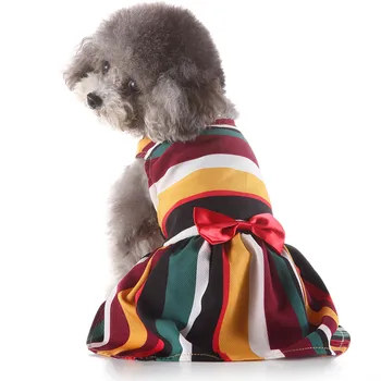 Bright Pet Spring And Summer Rainbow Striped Dog Dresses Clothing Princess Dresses S-XL For Small Medium Dogs #BZ
Bright Pet Spring And Summer Rainbow Striped Dog Dresses Clothing Princess Dresses S-XL For Small Medium Dogs #BZ