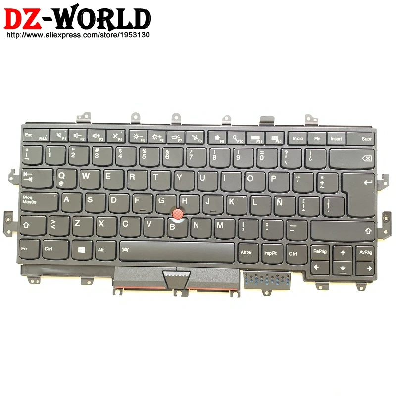 New/Orig SPA LAS Latin American Spanish Backlit Keyboard for Thinkpad X1 Yoga 1st Teclado 01AW950 01AW935 SN20H34913
New/Orig SPA LAS Latin American Spanish Backlit Keyboard for Thinkpad X1 Yoga 1st Teclado 01AW950 01AW935 SN20H34913