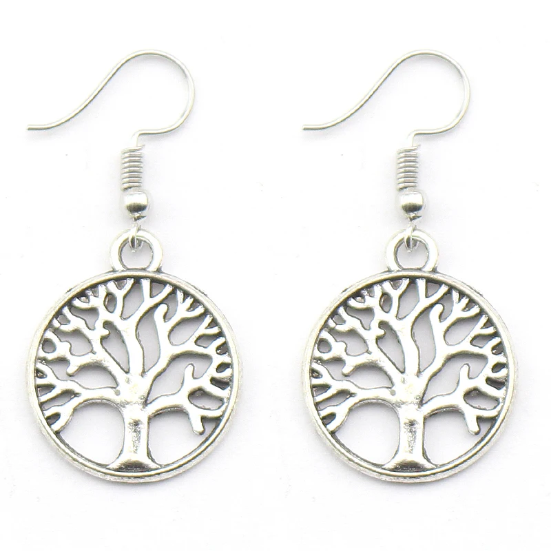 Vintage Fashion Punk Dangle Earrings For Women Sliver Brinco Hollow Peace Tree Earring Bijoux Femme Earings For Women's Gift
Vintage Fashion Punk Dangle Earrings For Women Sliver Brinco Hollow Peace Tree Earring Bijoux Femme Earings For Women's Gift