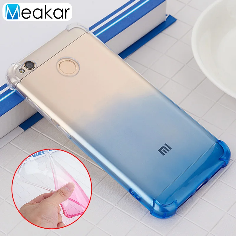 Противоударный мягкий ТПУ 5 0 для Xiaomi Redmi 4X чехол задней панели сотового телефона |