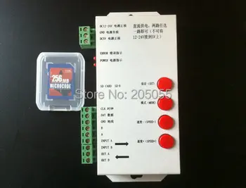 New T1000S SD Card LED Controller Pixel Led Control Pixel Support DMX512 ws2811 ws2801 LPD8806 TM1812RGB strip light T-1000S
New T1000S SD Card LED Controller Pixel Led Control Pixel Support DMX512 ws2811 ws2801 LPD8806 TM1812RGB strip light T-1000S