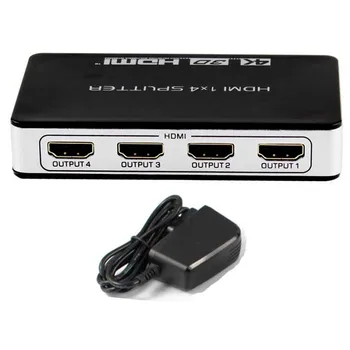 4K HDMI 60Hz 1x4 Splitter Input 1 Ouput 4 HDMI Splitter Amplifier Switch Box For Apple TV PS4 HDTV
4K HDMI 60Hz 1x4 Splitter Input 1 Ouput 4 HDMI Splitter Amplifier Switch Box For Apple TV PS4 HDTV
