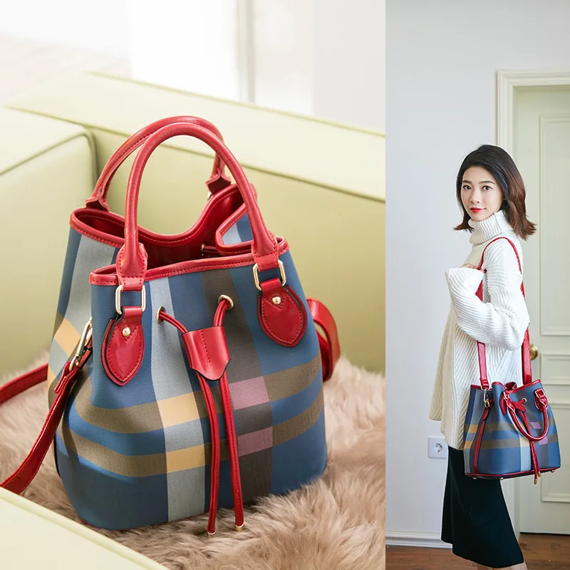 2019 New Luxury Fashion High Quality Panelled Bucket Bag Famous Designer Women Purse and Handbags Casual Shoulder Bag Sac A Main
2019 New Luxury Fashion High Quality Panelled Bucket Bag Famous Designer Women Purse and Handbags Casual Shoulder Bag Sac A Main