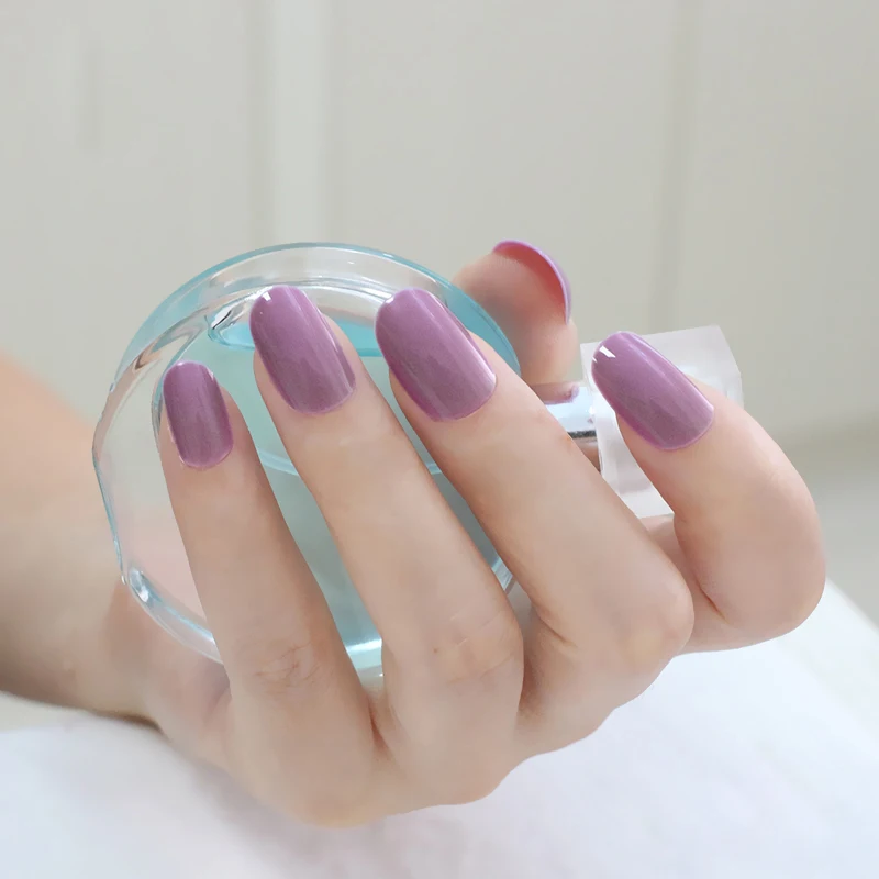 2019 new 24 PCS /article long round head violet fake nails warm color fleshy candy color pure acrylic nails 15-765
2019 new 24 PCS /article long round head violet fake nails warm color fleshy candy color pure acrylic nails 15-765