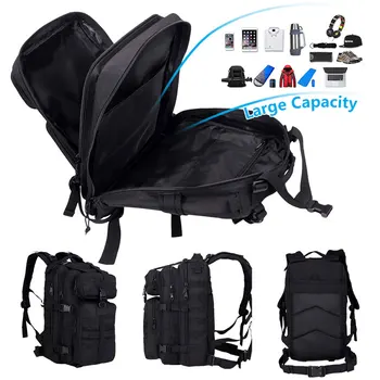Tactical Backpack Bags Outdoor Climbing 35L Large 3P Men Army Backpack Sport Travel Hiking Waterproof Military Backpack Rucksack
Tactical Backpack Bags Outdoor Climbing 35L Large 3P Men Army Backpack Sport Travel Hiking Waterproof Military Backpack Rucksack