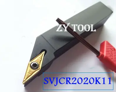 SVJCR2020K11 Toolholder 20*20*125MM CNC turning tool holder, 93 degrees External turning tools, Lathe cutting tools
SVJCR2020K11 Toolholder 20*20*125MM CNC turning tool holder, 93 degrees External turning tools, Lathe cutting tools