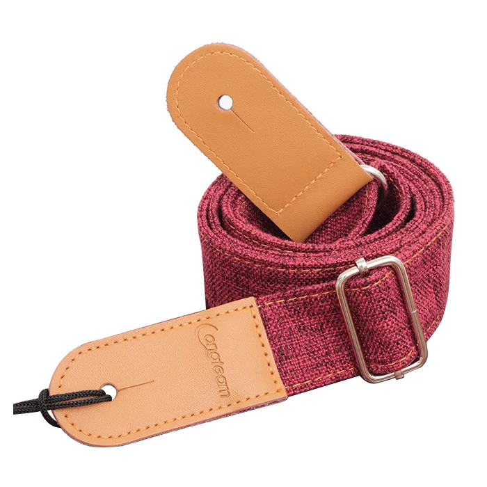 Longteam strap about 75cm-130cm width of about 3.9cm cotton and linen+leather uukiri shoulder strap with a tail nail Red
Longteam strap about 75cm-130cm width of about 3.9cm cotton and linen+leather uukiri shoulder strap with a tail nail Red