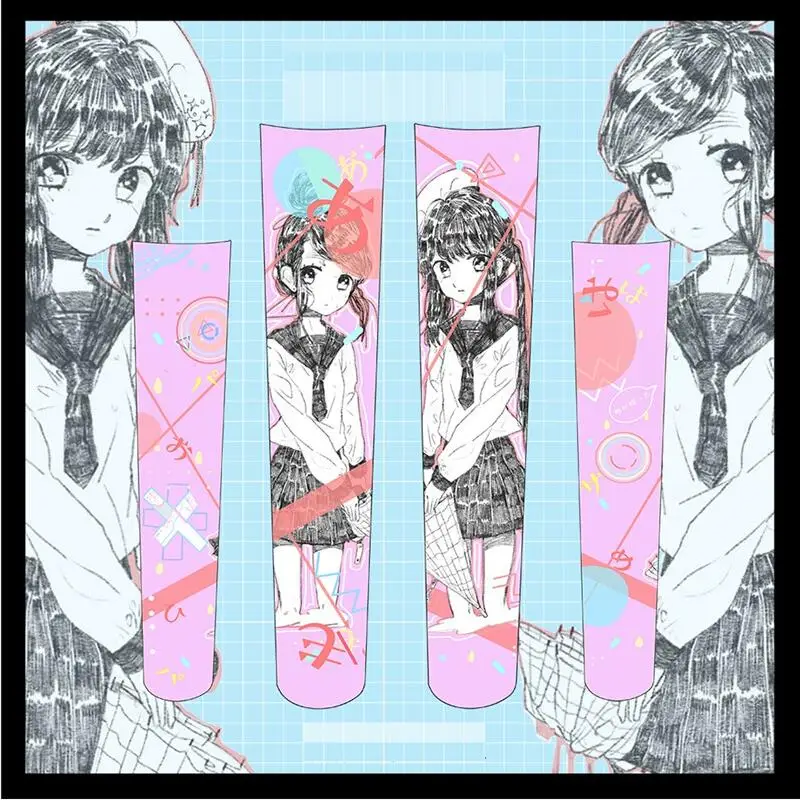 Japanese Girls Anime Pattern cartoon Printed Stockings Girls Lolita Velvet Overknee Stocking Cosplay Overknee 120D Stockings
Japanese Girls Anime Pattern cartoon Printed Stockings Girls Lolita Velvet Overknee Stocking Cosplay Overknee 120D Stockings