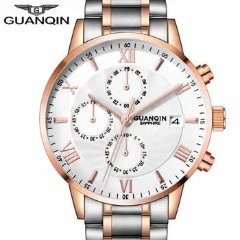 GUANQIN Fashion Male Wristwatch Top Brand Luxury Business Watch Waterproof Scratch-resistant Stainless steel Wrist Watches
GUANQIN Fashion Male Wristwatch Top Brand Luxury Business Watch Waterproof Scratch-resistant Stainless steel Wrist Watches
