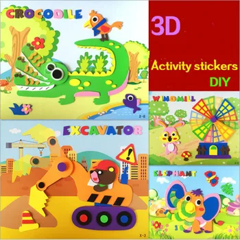 20 Pcs/lots Kids Craft Active Stickers DIY Arts and Crafts for Kids 3D EVA Sponge Crafts for Children DIY Educational Toys
20 Pcs/lots Kids Craft Active Stickers DIY Arts and Crafts for Kids 3D EVA Sponge Crafts for Children DIY Educational Toys