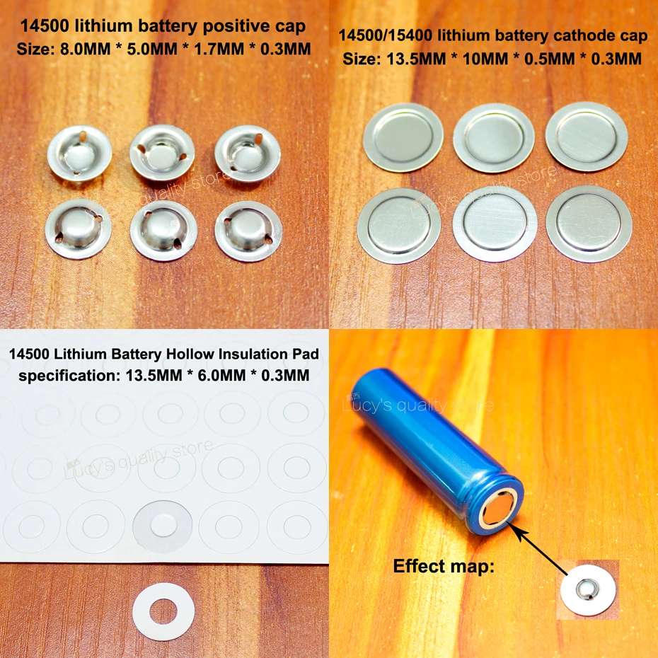 100pcs/lot 14500 lithium battery can be spot welded cap small tip battery special cap lithium ion battery cap stainless steel
100pcs/lot 14500 lithium battery can be spot welded cap small tip battery special cap lithium ion battery cap stainless steel