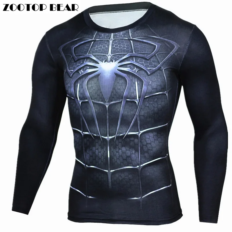 Spiderman T Shirts Men 3D Printed T-shirts Compression Fitness Camisetas 2017 Blck Long Sleeve Tops Autumn Superman ZOOTOP BEAR
Spiderman T Shirts Men 3D Printed T-shirts Compression Fitness Camisetas 2017 Blck Long Sleeve Tops Autumn Superman ZOOTOP BEAR