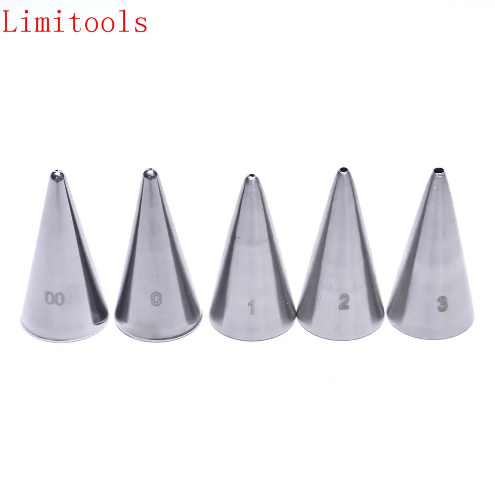 5 Pcs Stainless Steel Icing Piping Nozzles Set Metal Cream Tips Cake Cream Decorating Pastry Tools Writing Decorating Head
5 Pcs Stainless Steel Icing Piping Nozzles Set Metal Cream Tips Cake Cream Decorating Pastry Tools Writing Decorating Head