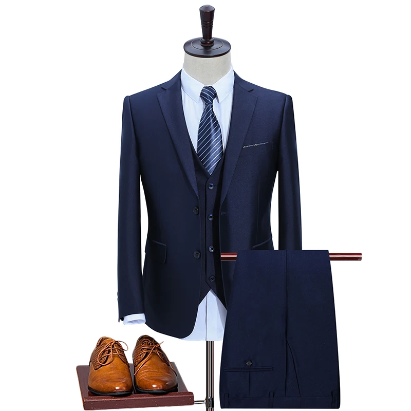 Loldeal Formal Business Suits (Jacket+Vest+Pants) Costume Male Slim Fit Suits Groom Tuxedo Classic Men's Prom Suit Designer
Loldeal Formal Business Suits (Jacket+Vest+Pants) Costume Male Slim Fit Suits Groom Tuxedo Classic Men's Prom Suit Designer