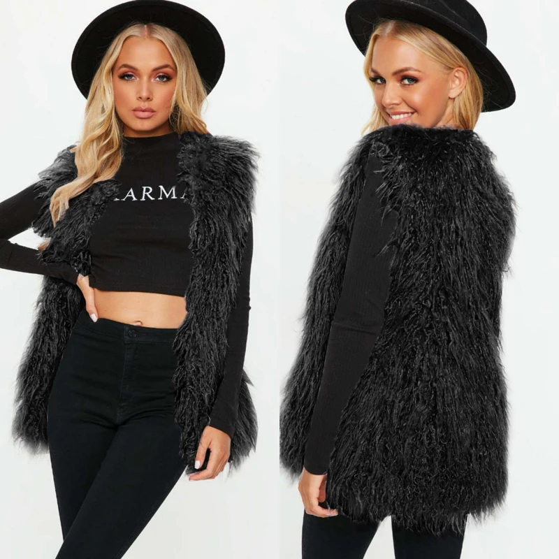 Women Warm Faux Fur Vest Autumn Winter Fluffy Sleeveless Fur Jackets Coats Thicken Warm Vest Female Outerwear Plus Size
Women Warm Faux Fur Vest Autumn Winter Fluffy Sleeveless Fur Jackets Coats Thicken Warm Vest Female Outerwear Plus Size