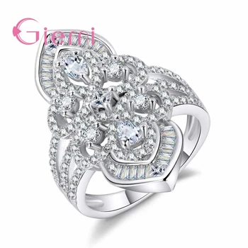 Luxury Ring Modern Shiny Women Engagement Wedding Jewelry 925 Sterling Silver Cubic Zirconia Women Valentine's Day Gift
Luxury Ring Modern Shiny Women Engagement Wedding Jewelry 925 Sterling Silver Cubic Zirconia Women Valentine's Day Gift