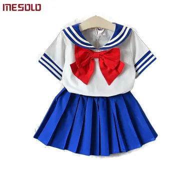 MESOLO2019 summer girls, baby girls, bow tie dress, bow tie, pleated water ice moon suit N3248 B
MESOLO2019 summer girls, baby girls, bow tie dress, bow tie, pleated water ice moon suit N3248 B