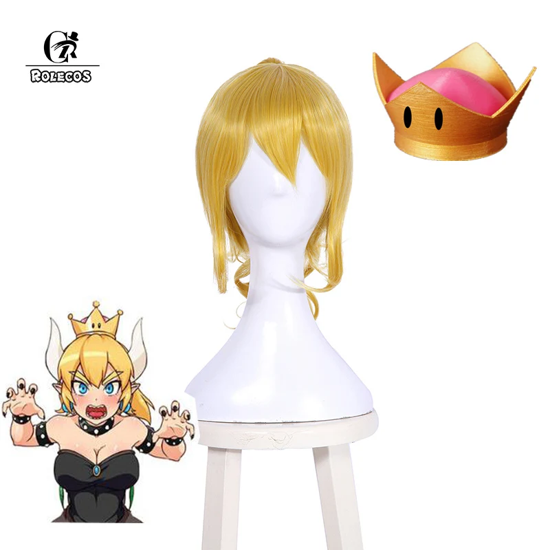 ROLECOS Anime Bowsette Cosplay Hair Kuppa Koopa Hime Princess Headwear Yellow Cosplay Synthetic Hair for Women Hair accessories
ROLECOS Anime Bowsette Cosplay Hair Kuppa Koopa Hime Princess Headwear Yellow Cosplay Synthetic Hair for Women Hair accessories