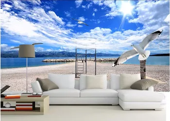 Custom mural photo 3d wallpaper blue sky Beach scenery picture painting 3d wall murals wallpaper for living room walls 3 d
Custom mural photo 3d wallpaper blue sky Beach scenery picture painting 3d wall murals wallpaper for living room walls 3 d