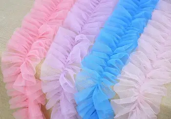10 yard ruffled tulle trim pleated mesh trim tutu dress fabric ruffle Ribbon Curtains Dress Clothing DIY Sewing Accessories
10 yard ruffled tulle trim pleated mesh trim tutu dress fabric ruffle Ribbon Curtains Dress Clothing DIY Sewing Accessories
