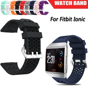 Silicone Watchband Strap for Fitbit Ionic Smart Watch Bracelet Sport Replacement Wrist Band Colorful Watch Band Accessories
Silicone Watchband Strap for Fitbit Ionic Smart Watch Bracelet Sport Replacement Wrist Band Colorful Watch Band Accessories