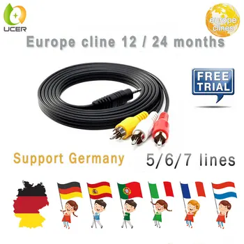European DE IT ES channels DVB-S/S2 Satellite europe lines 1 Year 7 lines Validity Clines newcamd USB WIFI Satellite TV Receiver
European DE IT ES channels DVB-S/S2 Satellite europe lines 1 Year 7 lines Validity Clines newcamd USB WIFI Satellite TV Receiver