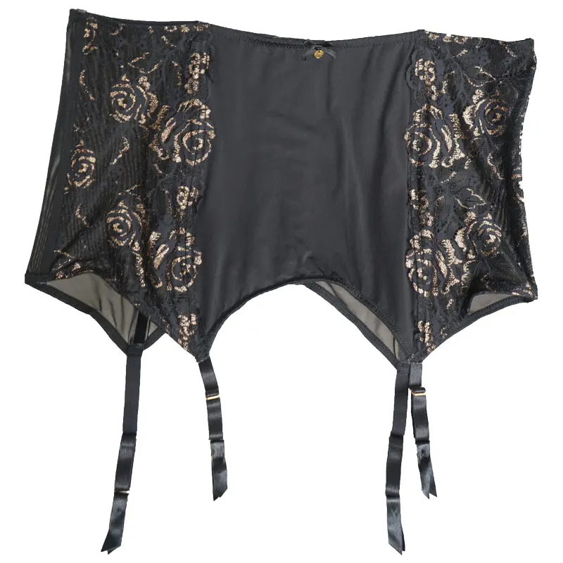 Sexy Garters Black Flower Print Women Sexy Suspender Belts High Waist 6 Fishbones Metal Buckles Garter Belt for Stockings GA1140
Sexy Garters Black Flower Print Women Sexy Suspender Belts High Waist 6 Fishbones Metal Buckles Garter Belt for Stockings GA1140