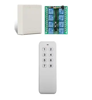 Long distance transmitter Wireless Remote Control Switch DC 12V 8CH relay Receiver Module For Intelligent Home appliance light
Long distance transmitter Wireless Remote Control Switch DC 12V 8CH relay Receiver Module For Intelligent Home appliance light