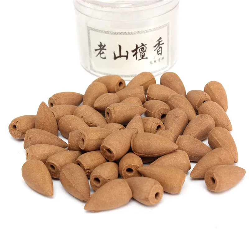 40Pcs/Box Bullet LaoShan Sandalwood Incense Smoke Backflow Hollow Cones Tower Incense Wholesale
40Pcs/Box Bullet LaoShan Sandalwood Incense Smoke Backflow Hollow Cones Tower Incense Wholesale