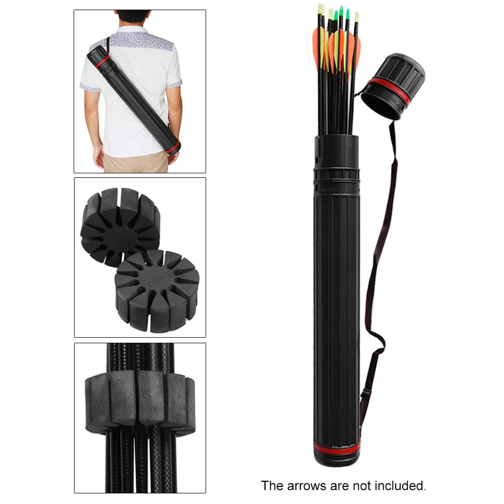 Telescopic Archery Arrow Case Tube with 2 EVA Foam Arrow Protection Racks Holders Arrow case EVA rack
Telescopic Archery Arrow Case Tube with 2 EVA Foam Arrow Protection Racks Holders Arrow case EVA rack