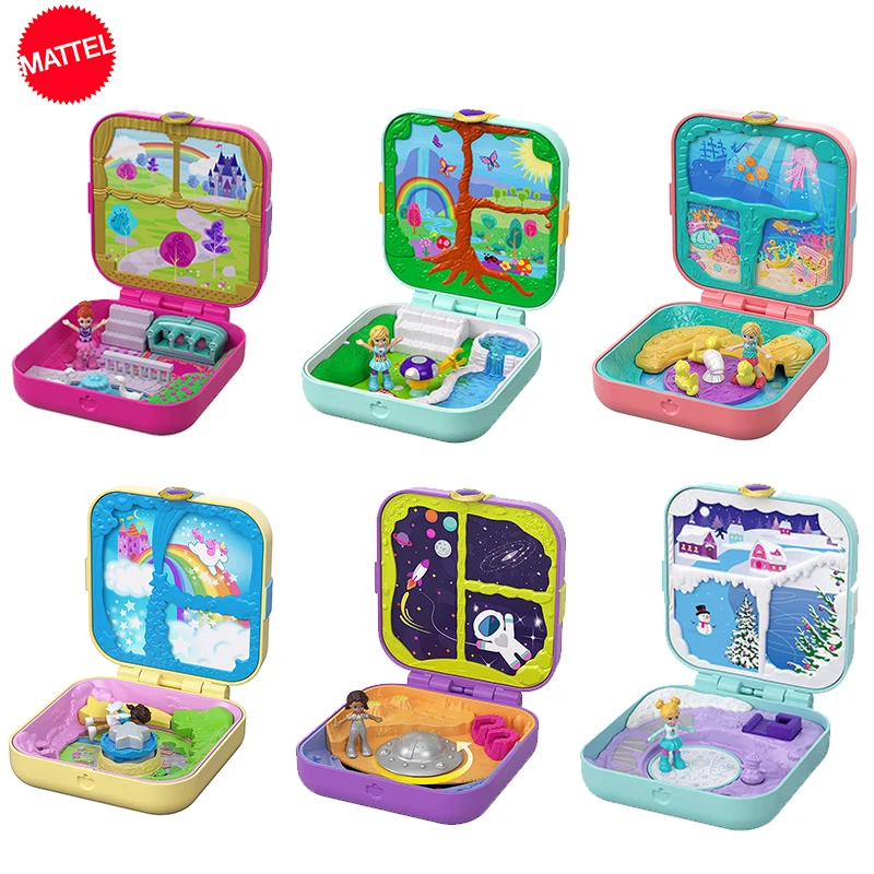 Genuine Polly Pocket Doll Hidden World Mini Scene Girls Home Original Toys for Children Mermaid Kids Toy Nesting Reborn Dolls
Genuine Polly Pocket Doll Hidden World Mini Scene Girls Home Original Toys for Children Mermaid Kids Toy Nesting Reborn Dolls