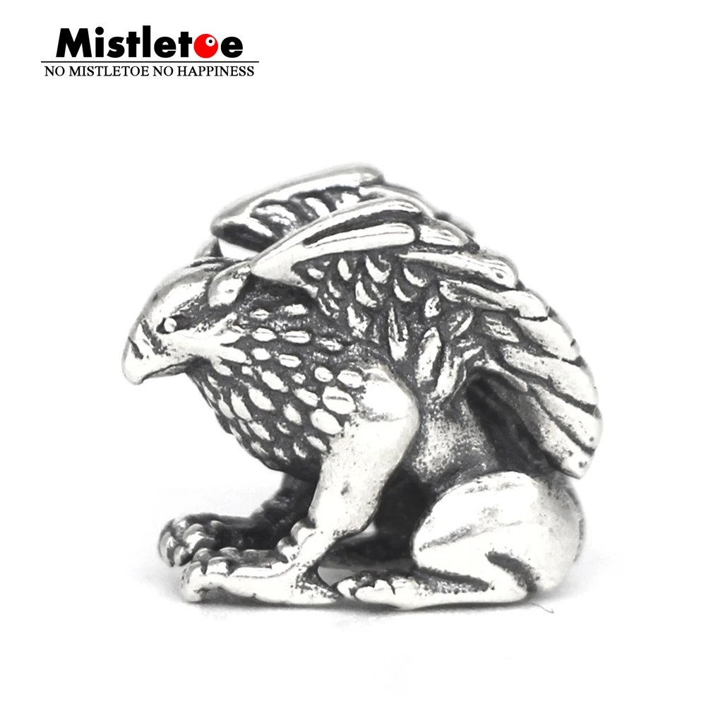 Mistletoe Genuine 925 Sterling Silver Gryphon Charm Bead Fit Faerybeads Bracelet Jewelry
Mistletoe Genuine 925 Sterling Silver Gryphon Charm Bead Fit Faerybeads Bracelet Jewelry
