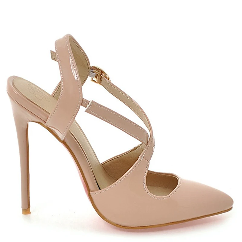 Cocoafoal Women White Wedding Sandals Plus Size 33 - 48 High Heels Sandals Sexy Apricot Black Patent Leather Pointed Toe Pumps
Cocoafoal Women White Wedding Sandals Plus Size 33 - 48 High Heels Sandals Sexy Apricot Black Patent Leather Pointed Toe Pumps