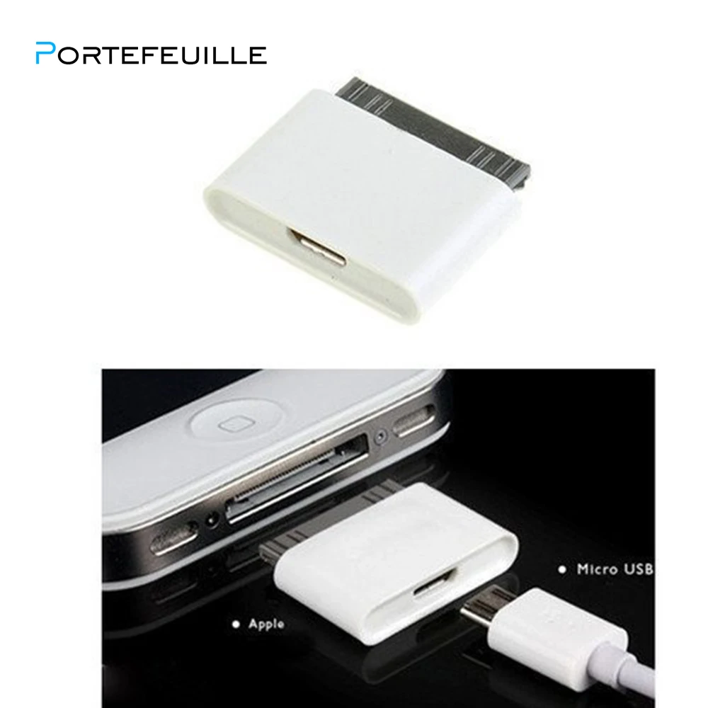 Portefeuille Micro USB Female to 30 Pin Charging Converter Cable Charger Adapter For iPhone 4 4S 3gs ipad ipod iphone4 iphone4s
Portefeuille Micro USB Female to 30 Pin Charging Converter Cable Charger Adapter For iPhone 4 4S 3gs ipad ipod iphone4 iphone4s