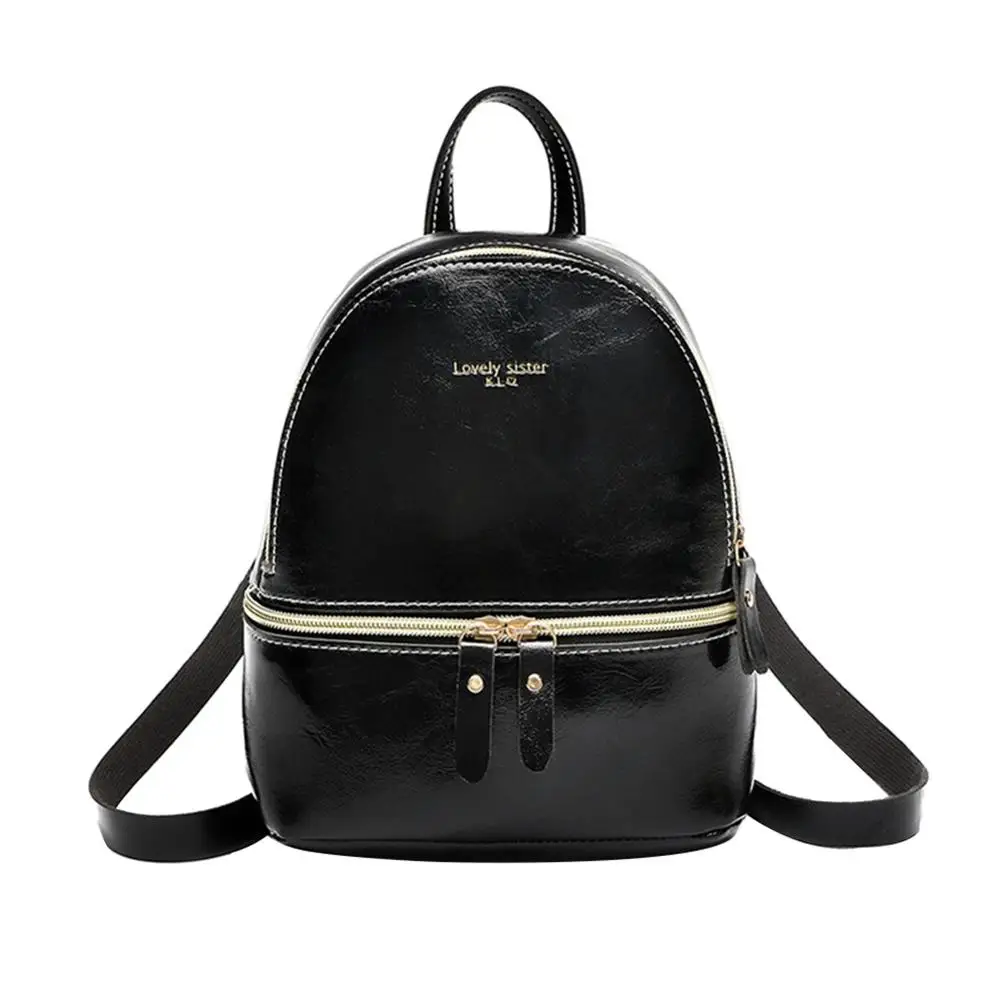 Casual Women Solid Color Backpack Oil Wax Leather Satchel Small Shoulder Travel Bags Mini Backpack
Casual Women Solid Color Backpack Oil Wax Leather Satchel Small Shoulder Travel Bags Mini Backpack