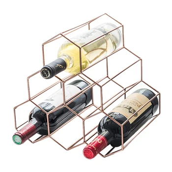 Creative Wrought Iron Red Wine Rack 6 Bottle Holder Living Room Home Bar Display Shelf Drink Bottle Holders Wine Organizer Rack
Creative Wrought Iron Red Wine Rack 6 Bottle Holder Living Room Home Bar Display Shelf Drink Bottle Holders Wine Organizer Rack