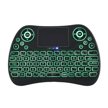 Backlight Keyboard 7 color backlit Mini Wireless Keyboard 2.4G Rechargeable Fly Air Mouse Touchpad Remote Control Android TV Box
Backlight Keyboard 7 color backlit Mini Wireless Keyboard 2.4G Rechargeable Fly Air Mouse Touchpad Remote Control Android TV Box