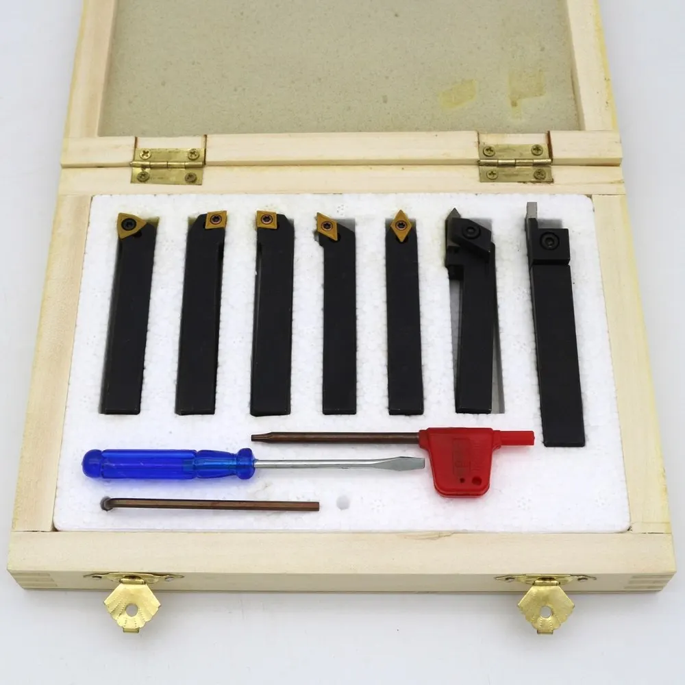 7Pcs Titanium-plated Cutter Head Set 10MM Gold Turning Tool Practical Indexable Round Machine Blade Turning Carbide Cutter Head
7Pcs Titanium-plated Cutter Head Set 10MM Gold Turning Tool Practical Indexable Round Machine Blade Turning Carbide Cutter Head
