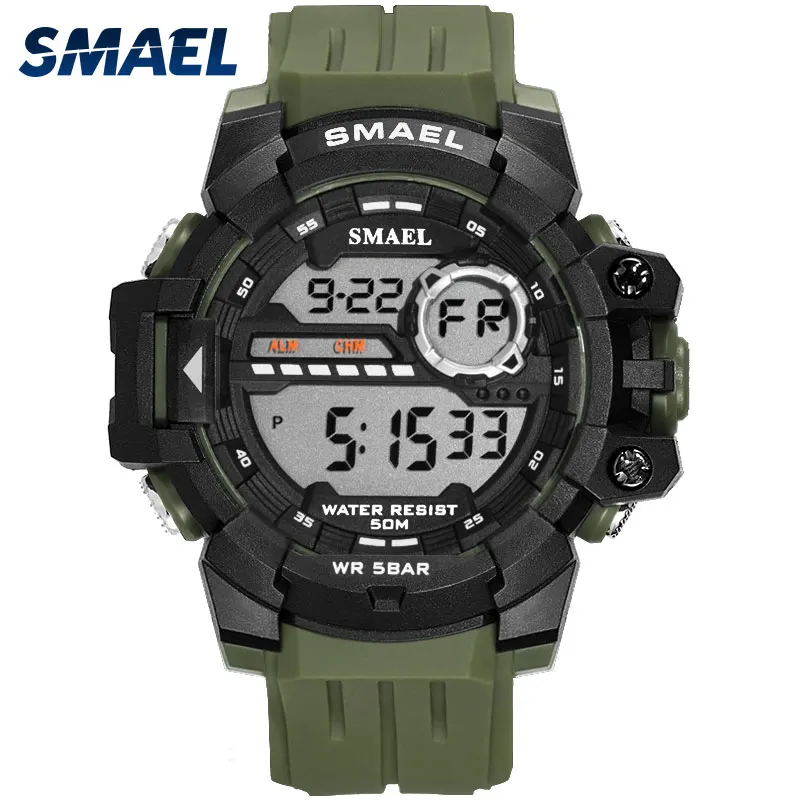 Sport Watch Waterproof LED SMAEL SShock Resist Military Men Watch Automatic Mechanical 1712 Digital Wristwatches Luxury Brand
Sport Watch Waterproof LED SMAEL SShock Resist Military Men Watch Automatic Mechanical 1712 Digital Wristwatches Luxury Brand