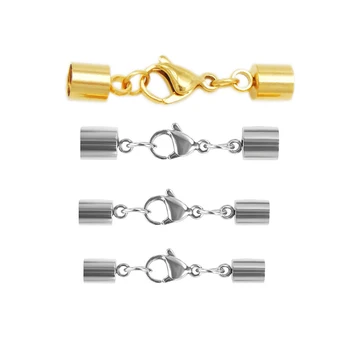 5pcs/lot Lobster Clasp Stainless Steel Clasps Gold/silver Tone Buckle Leather Cord Lock for DIY Leather Bracelet Jewelry Making
5pcs/lot Lobster Clasp Stainless Steel Clasps Gold/silver Tone Buckle Leather Cord Lock for DIY Leather Bracelet Jewelry Making