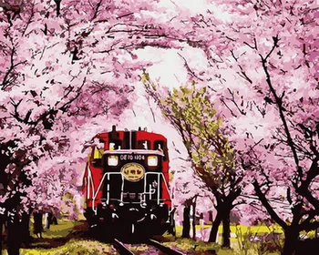 Frameless diy paintings by numbers paint by number for home decor oil picture painting 5065cm train
Frameless diy paintings by numbers paint by number for home decor oil picture painting 5065cm train