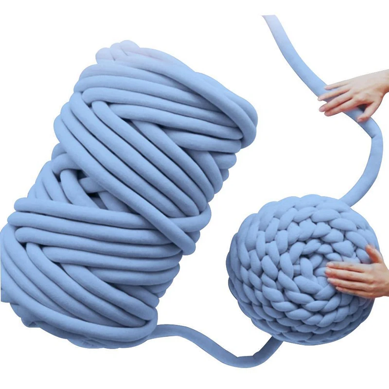 Super Bulky Arm Knitting Wool Roving Knitted Blanket Chunky Wool Yarn Super Thick Yarn For Knitting/Crochet/Carpet/Hats
Super Bulky Arm Knitting Wool Roving Knitted Blanket Chunky Wool Yarn Super Thick Yarn For Knitting/Crochet/Carpet/Hats