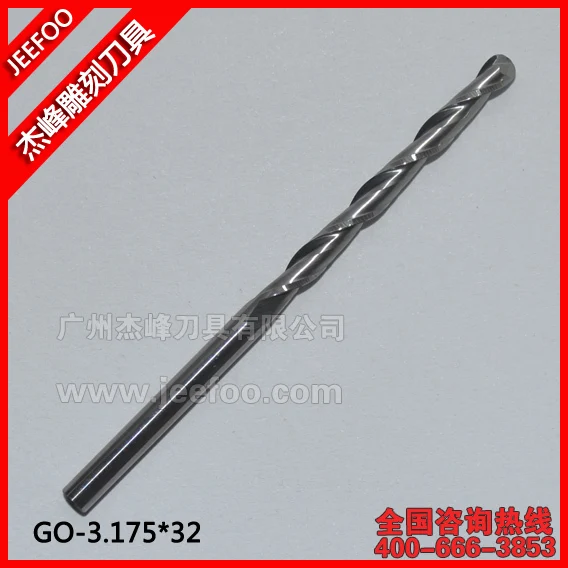 3.175*32mm Two Flutes Ball Nose Router Bits/ Engraving Machine Tools/ Woodworking Tools/ Cutters/3d Carving Relief
3.175*32mm Two Flutes Ball Nose Router Bits/ Engraving Machine Tools/ Woodworking Tools/ Cutters/3d Carving Relief