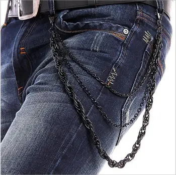 zalzyywb New Fashion Men's Punk Biker Bullet 3 Line Wallet Key Chain Silver Metal Trousers Jean Chain Hip Hop Gothic Pant Chain
zalzyywb New Fashion Men's Punk Biker Bullet 3 Line Wallet Key Chain Silver Metal Trousers Jean Chain Hip Hop Gothic Pant Chain